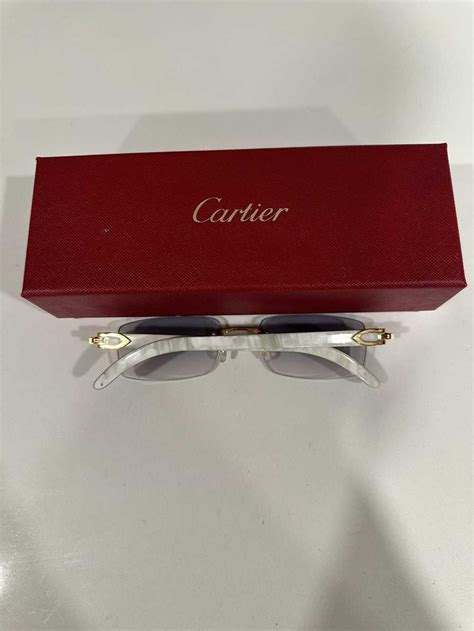 cartier white buffalos|cartier glasses 140 genuine horn.